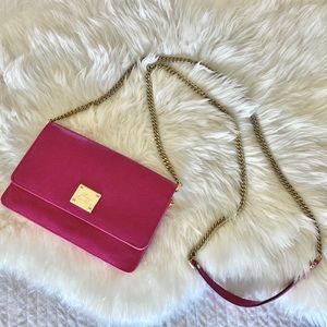 Lauren Ralph Lauren Pink Wallet on a Chain